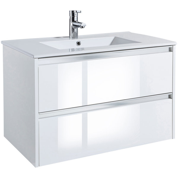 Belfry Bathroom 80 cm Wandmontierter Waschtisch Patti & Bewertungen